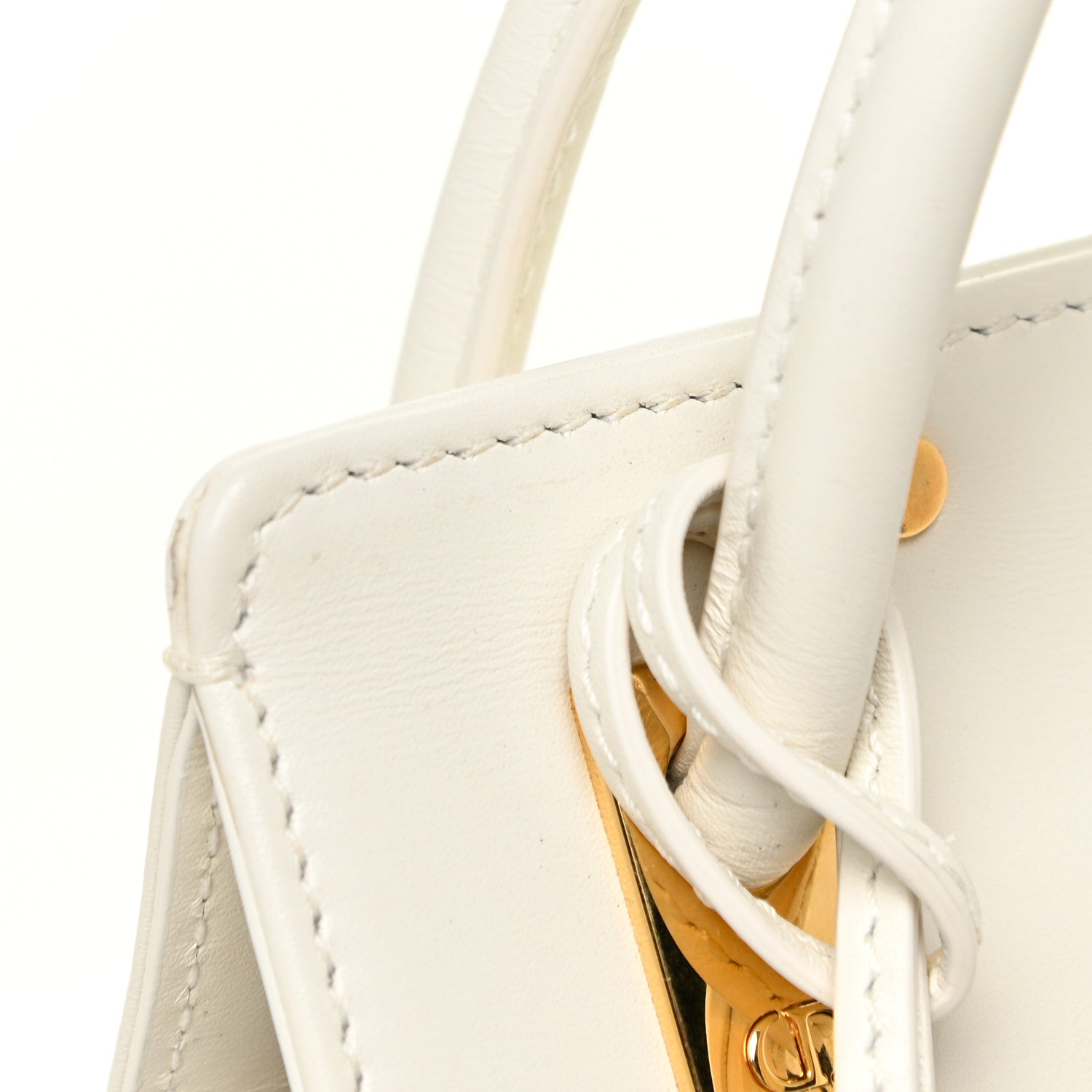 Christian Dior Smooth Calfskin Parisienne Bag Latte 11 of 16
