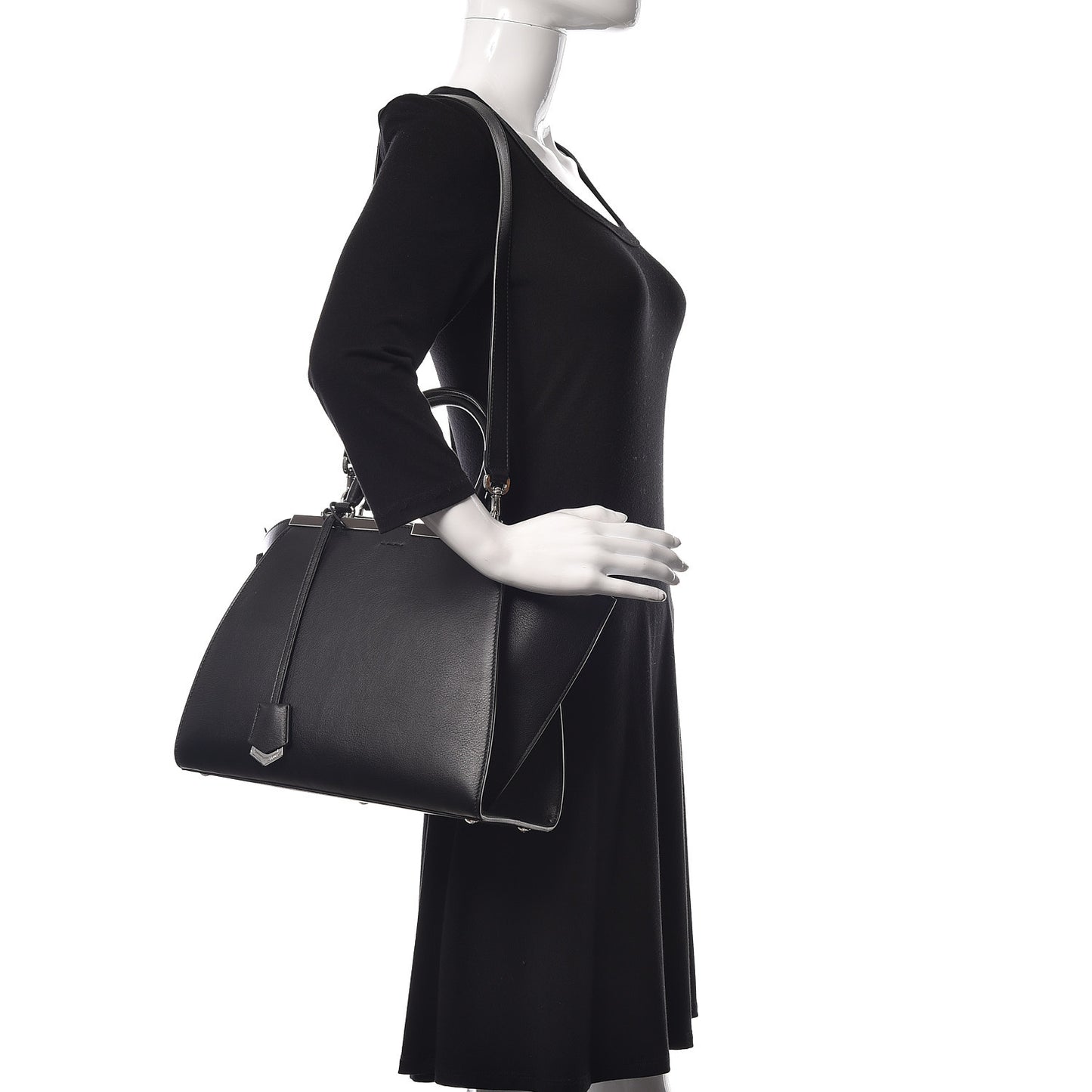 Vitello Dolce Petite 3jours Tote Black
