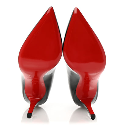 Christian Louboutin Patent Pigalle Follies 100 Pumps 38 Black 6 of 9