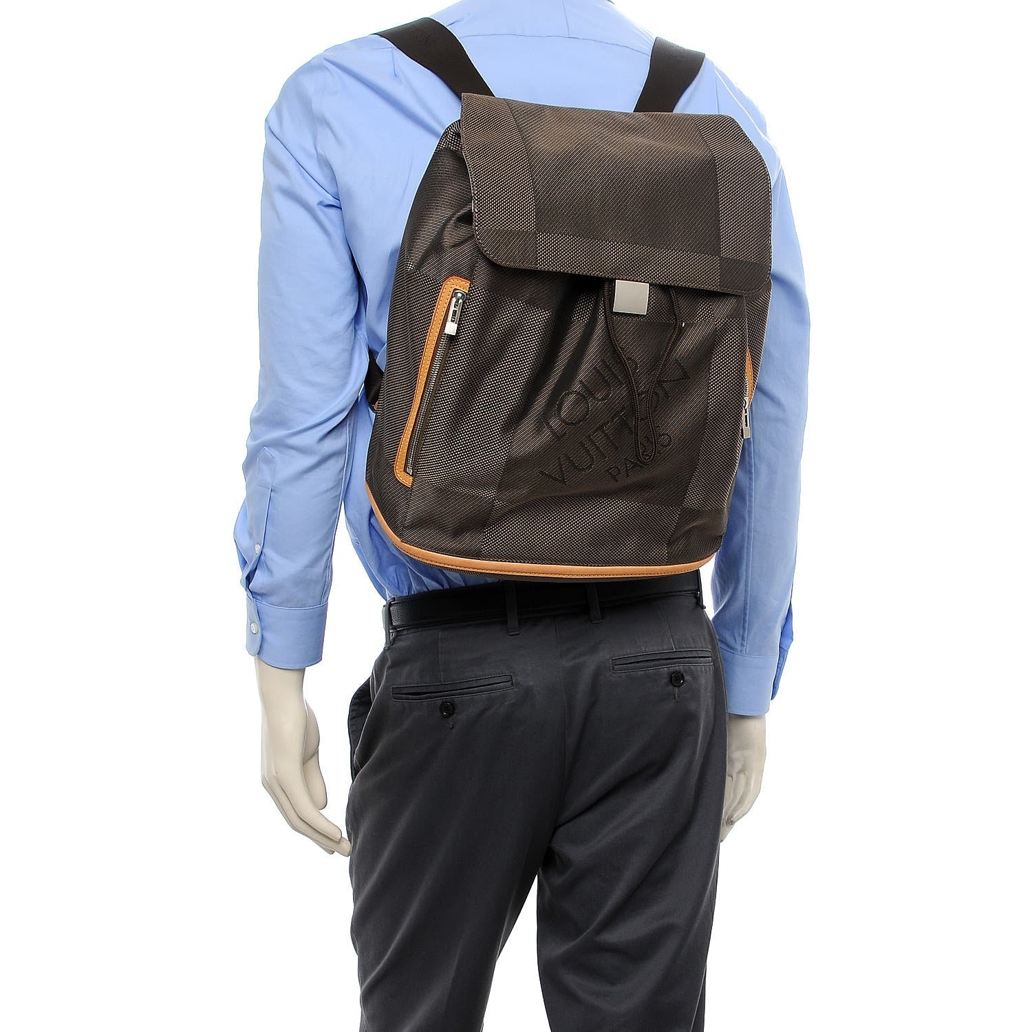 Louis Vuitton Damier Geant Pionnier Backpack Terre 2 of 10