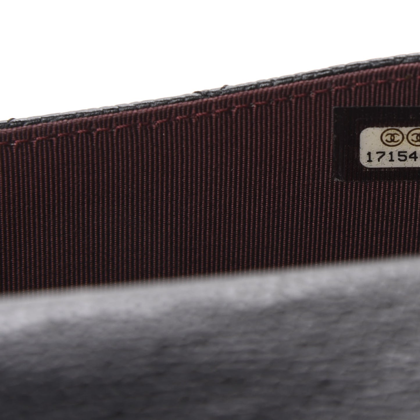 Caviar Quilted Travel Wallet Black