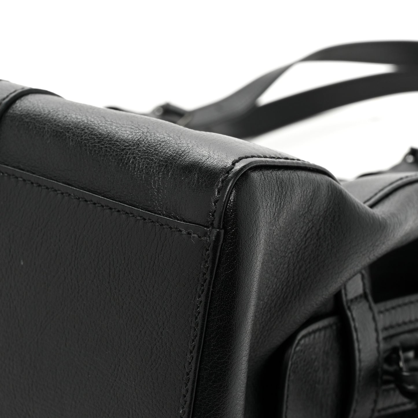 Calfskin Tonal GG Medium Tote Bag Black