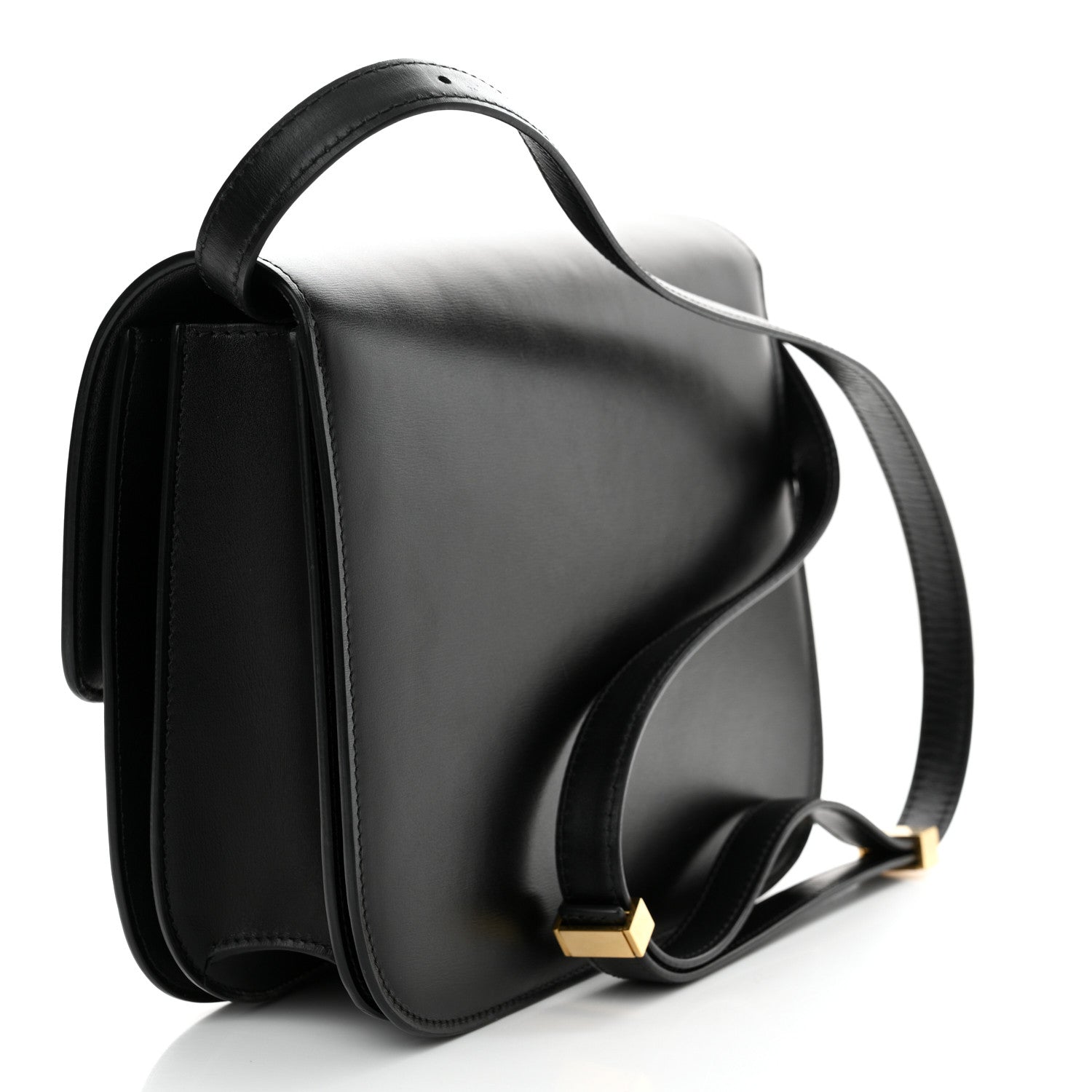 Celine Box Calfskin Medium Classic Box Flap Bag Black 3 of 10