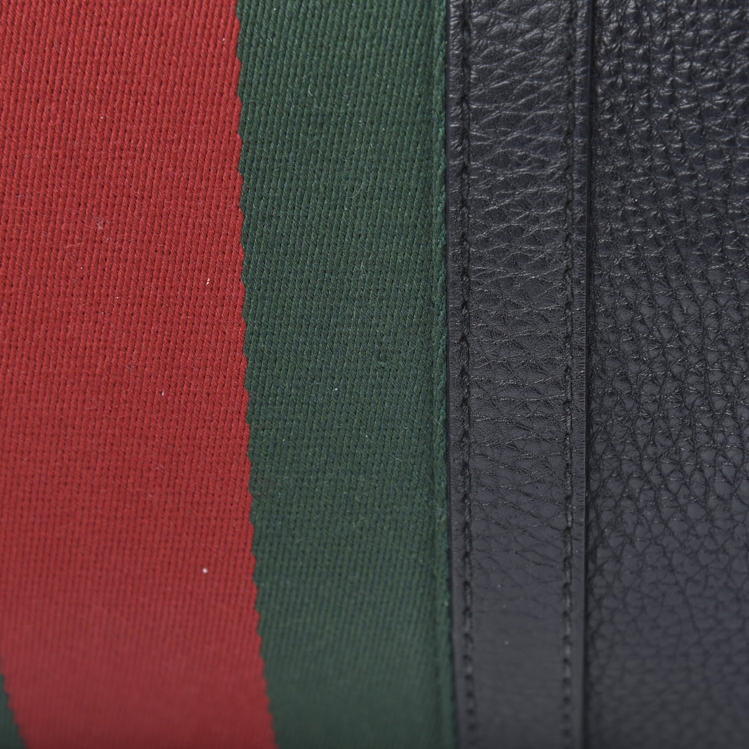 Gucci Calfskin Vintage Web Medium Boston Black 12 of 15