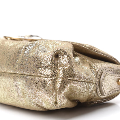 Fendi Metallic Nappa Mini Chef Shoulder Bag Gold 7 of 10