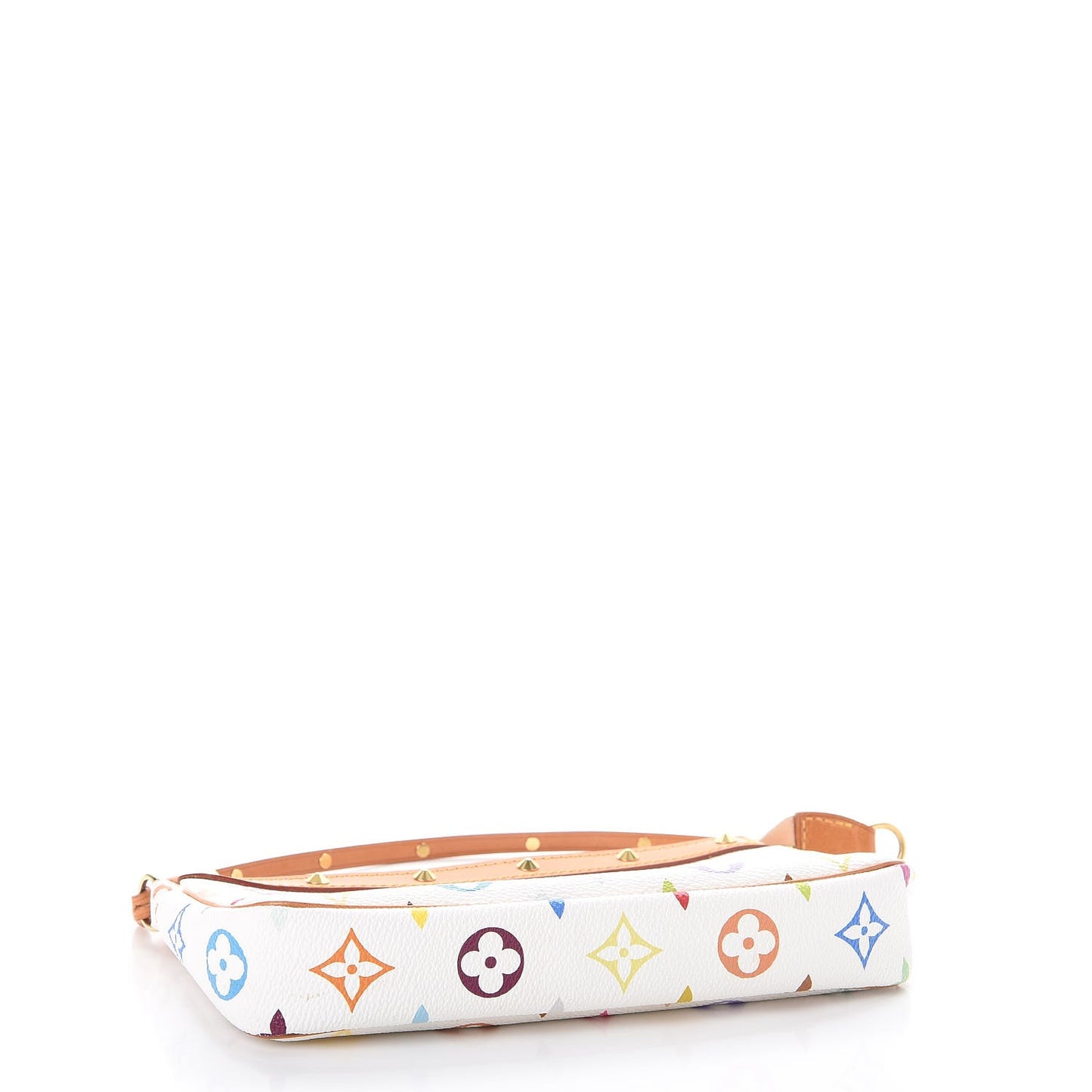 Monogram Multicolor Pochette Accessories White
