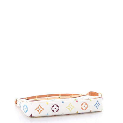 Louis Vuitton Monogram Multicolor Pochette Accessories White 4 of 9