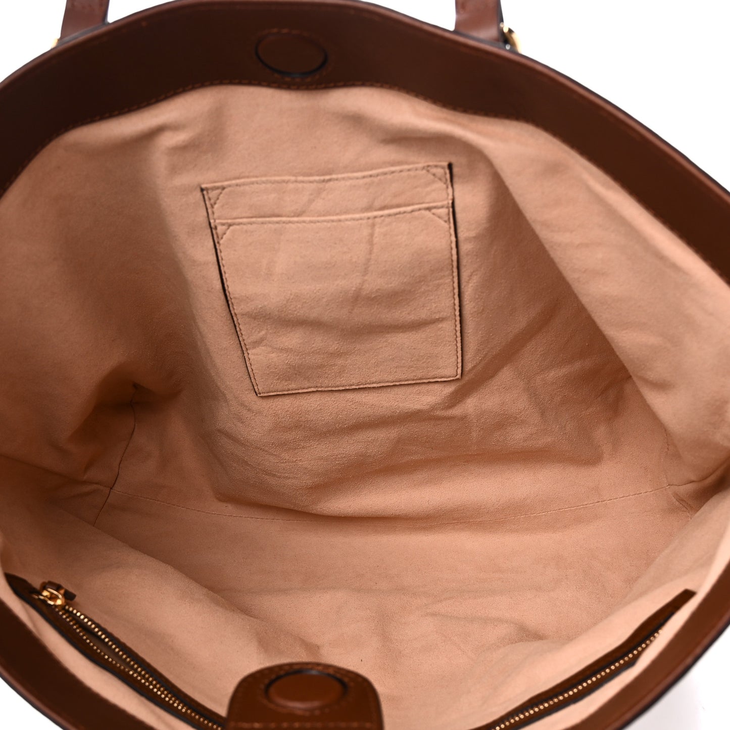 Soft GG Supreme Monogram Medium Crossbody Tote Beige Cuir