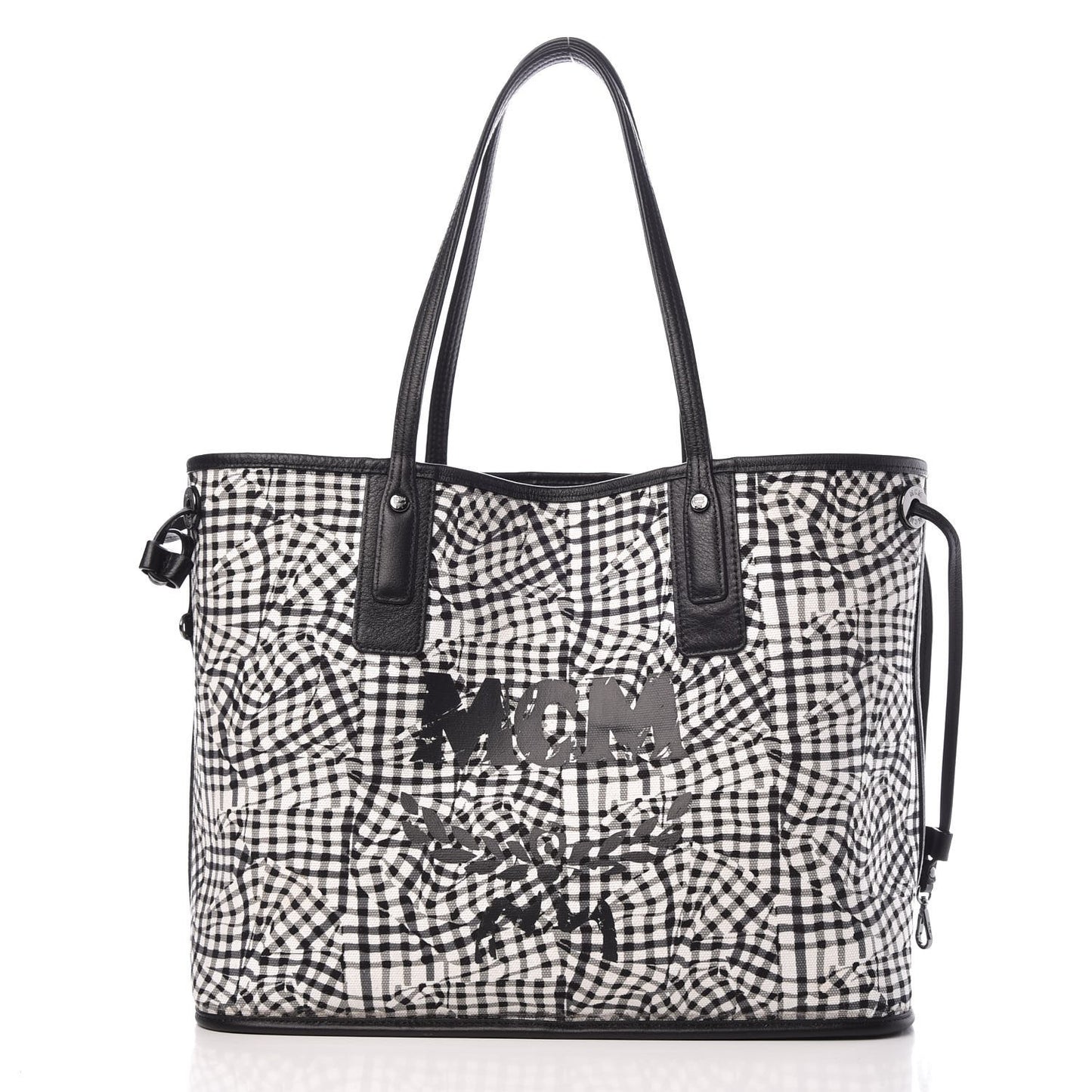Visetos Medium Liz Reversible Shopper Tote Black