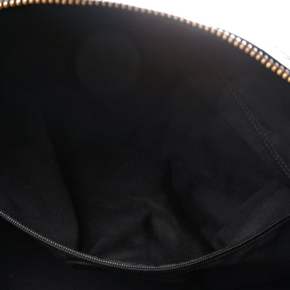 Chanel Calfskin Stitched Duffel Bag Black 6 of 21