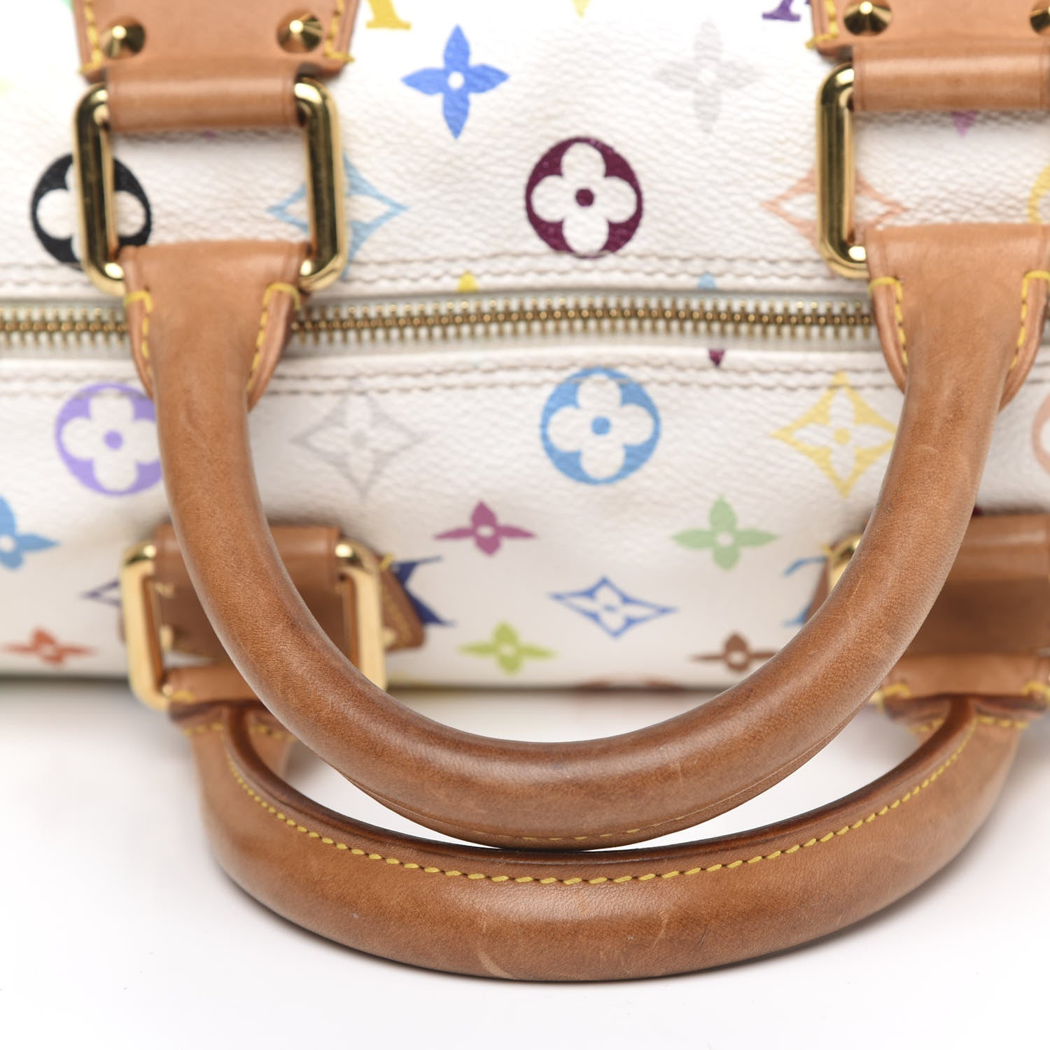 Louis Vuitton Monogram Multicolor Speedy 30 White 9 of 11