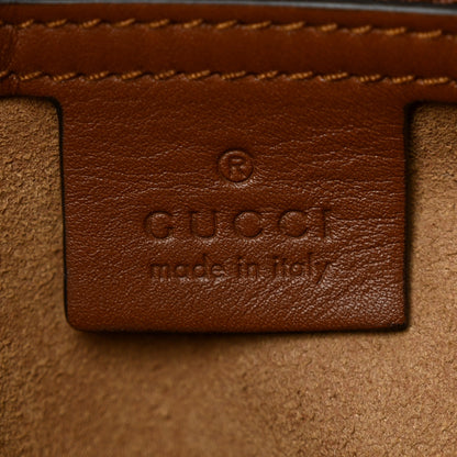 Gucci GG Supreme Monogram Large Linea A Hobo Light Brown 6 of 12