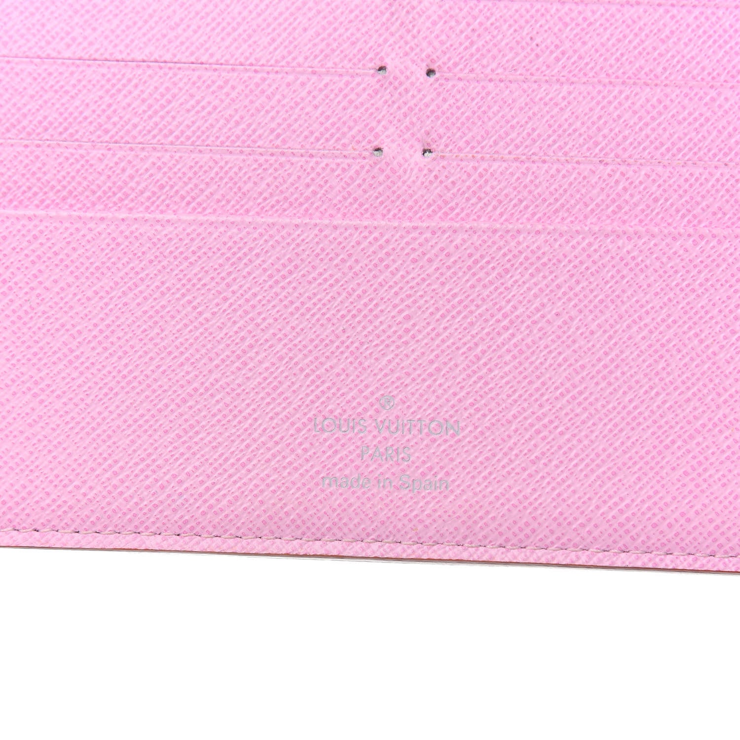 Louis Vuitton Monogram Multicolor Insolite Wallet White Litchi 6 of 8