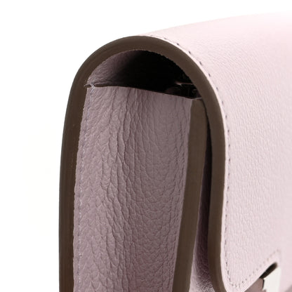 Hermes Evercolor Constance Slim Wallet Mauve Pale 9 of 10