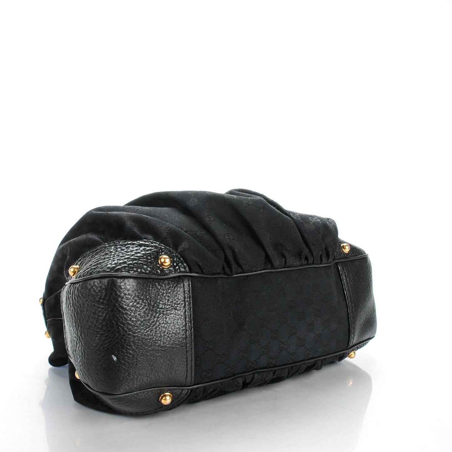 Monogram Large Jockey Hobo Black