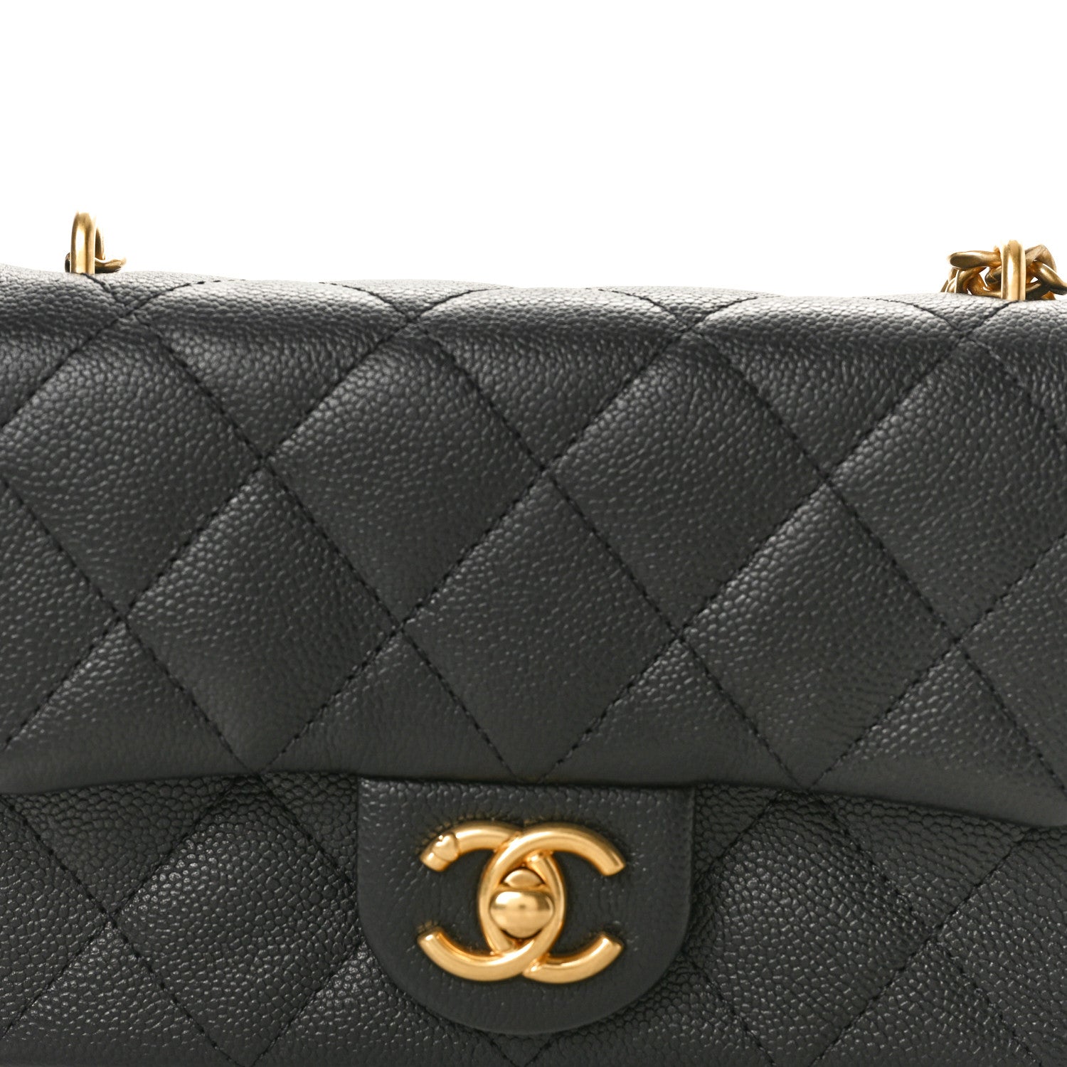 Chanel Caviar Quilted Mini Sweetheart Rectangular Flap Black 8 of 11