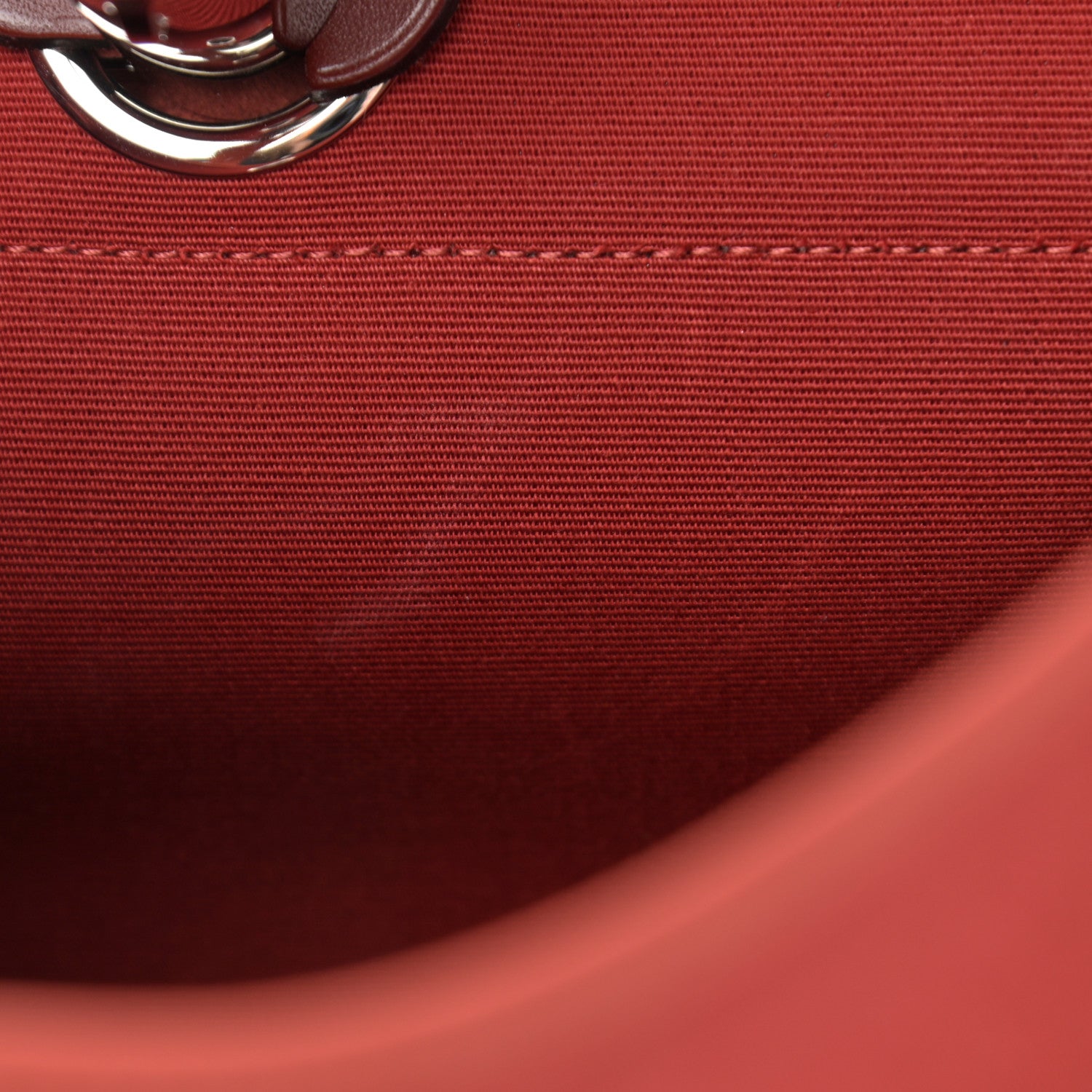 Hermes Vache Hunter Toile Herbag Zip 31 PM Rouge Grenat Rouge H 13 of 13