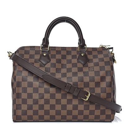 Louis Vuitton Damier Ebene Speedy Bandouliere 30 1 of 11