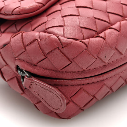 Bottega Veneta Nappa Intrecciato Small Chain Crossbody Rose Pink 9 of 10