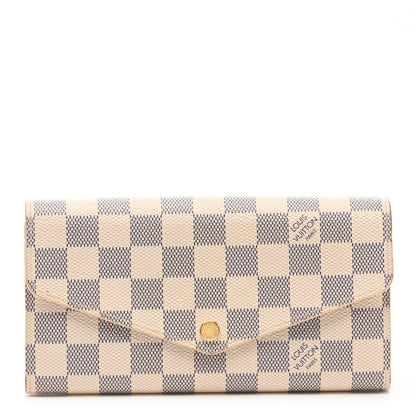 Louis Vuitton Damier Azur Sarah Wallet NM 1 of 6