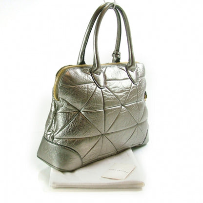 Marc Jacobs Leather Patchwork Carolyn Silver 3 of 12