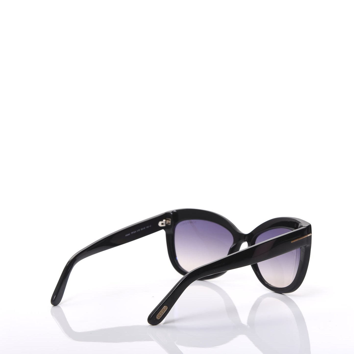Acetate Alistair Cat Eye Sunglasses TF524 Black