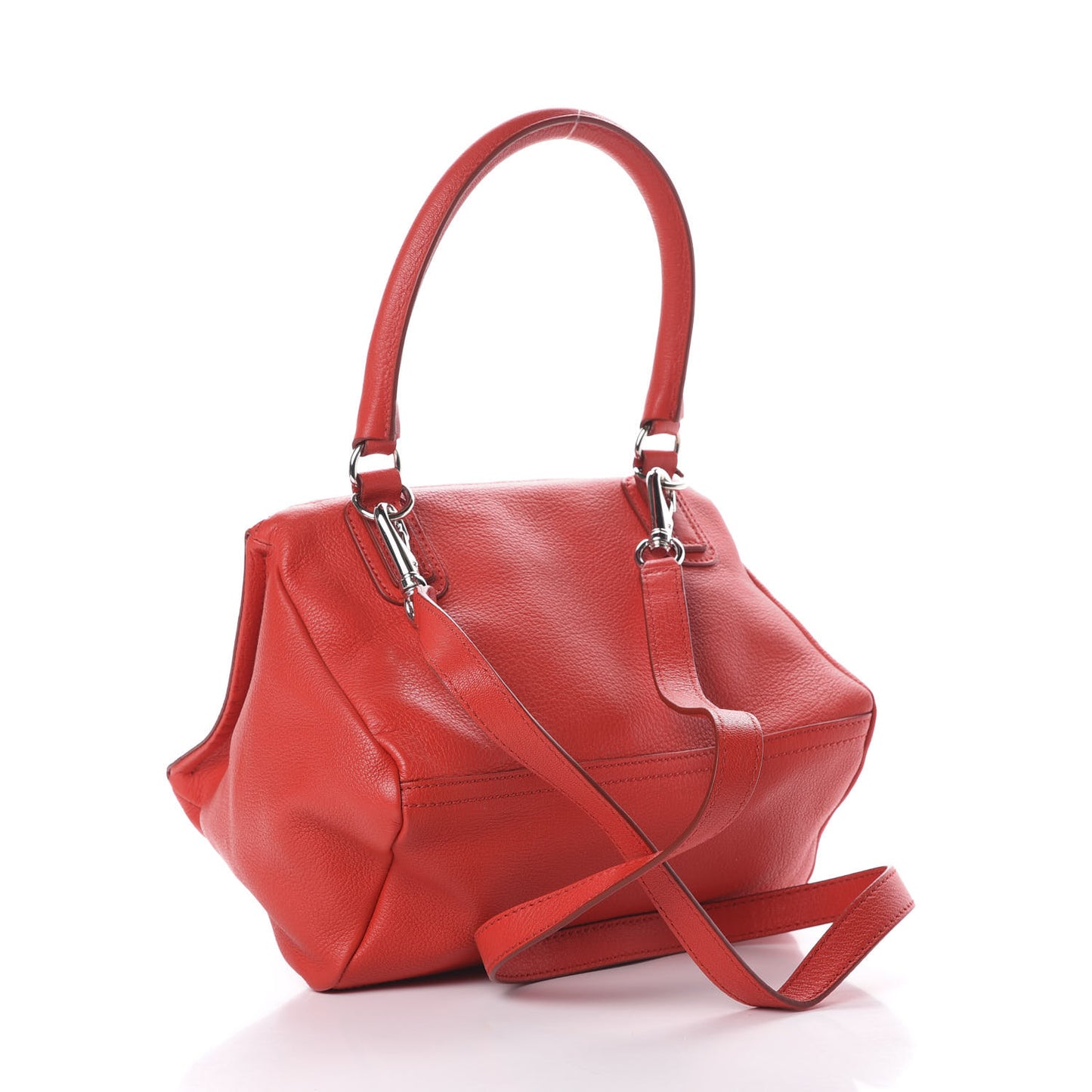 Sugar Goatskin Small Pandora Red