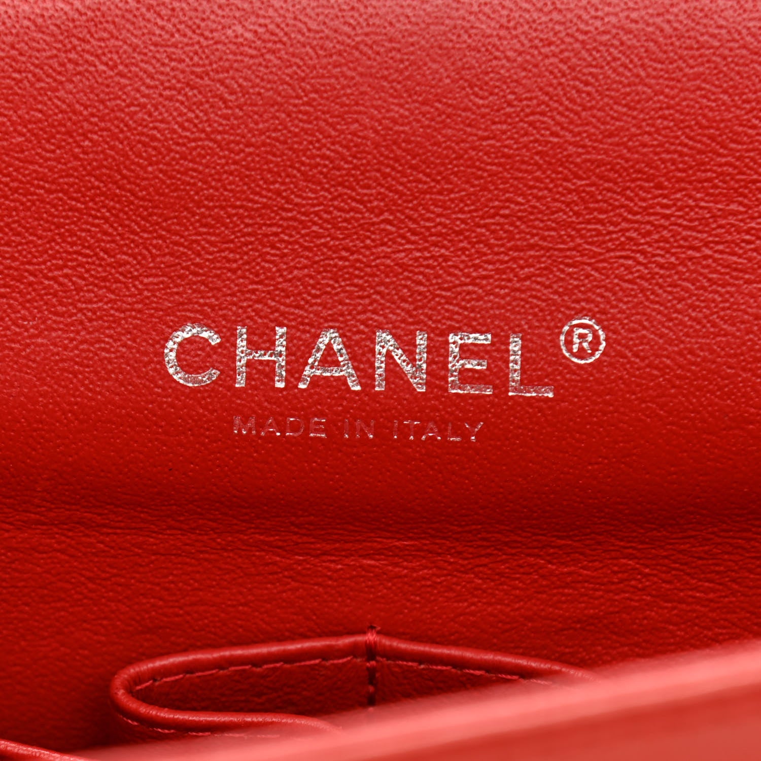 Chanel Lambskin Quilted Maxi Double Flap Red 7 of 18