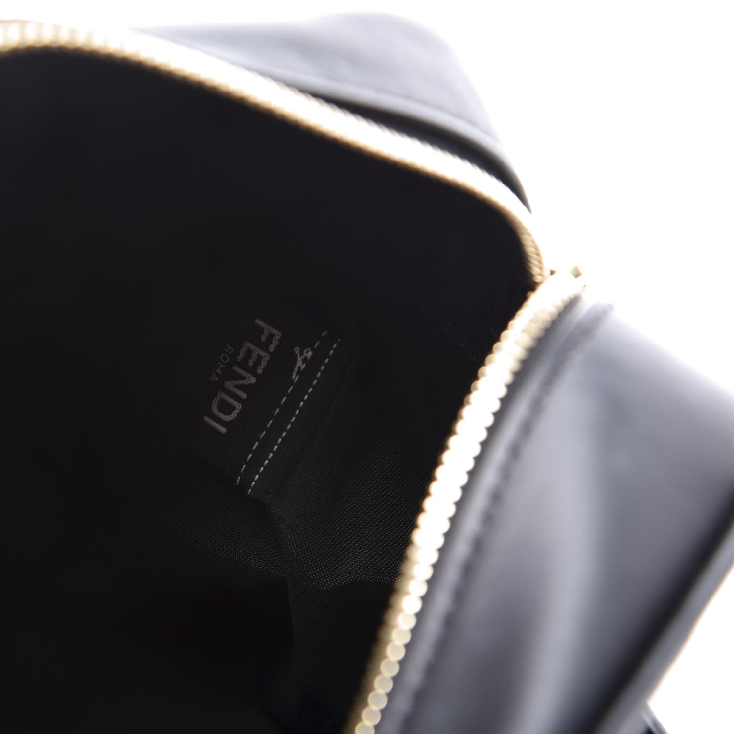 Fendi Vitello Century F is Fendi Bi-Color FF 1974 Embossed Camera Case Maya Black 7 of 11