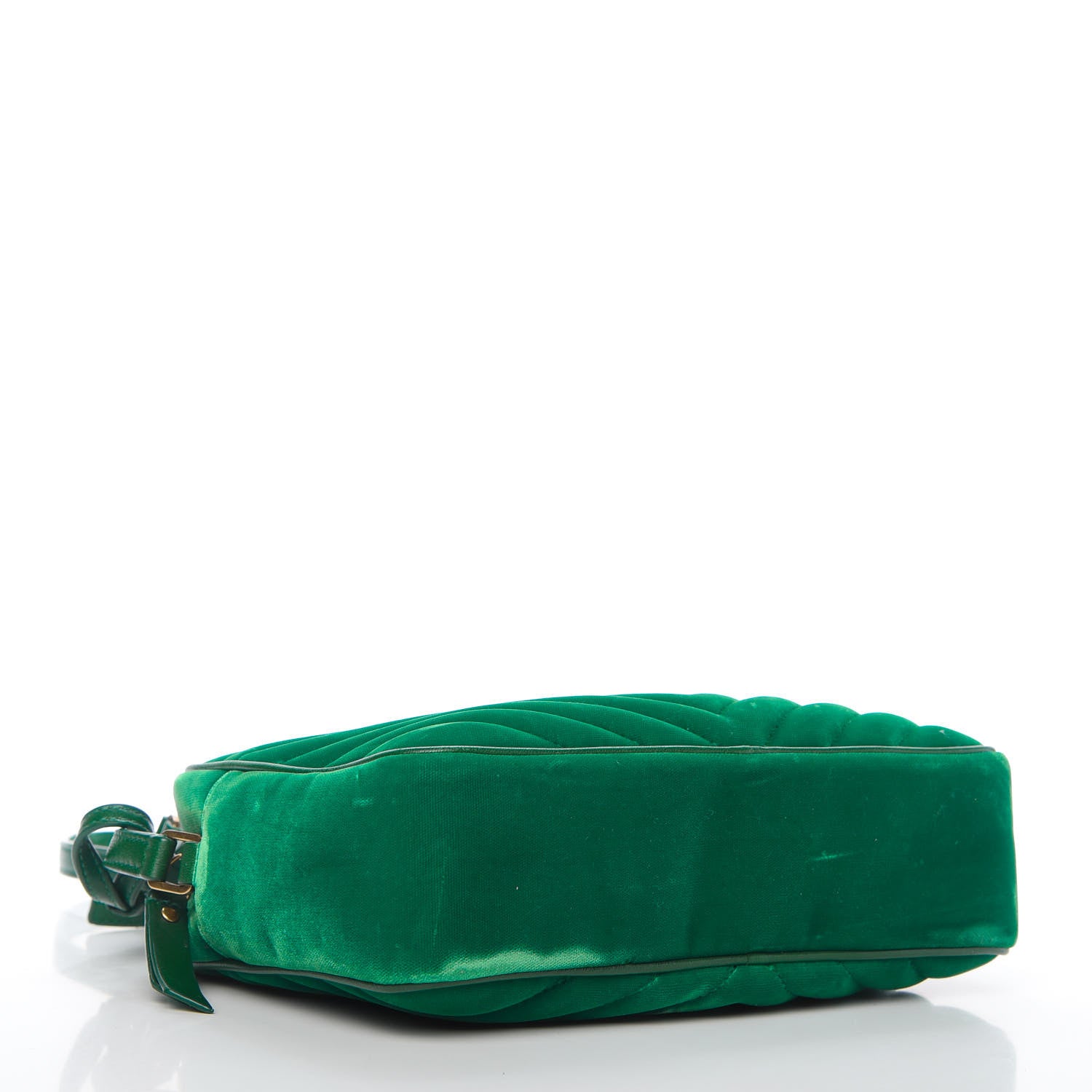 Saint Laurent Velvet Matelasse Monogram Lou Camera Bag Deep Malachite 4 of 10