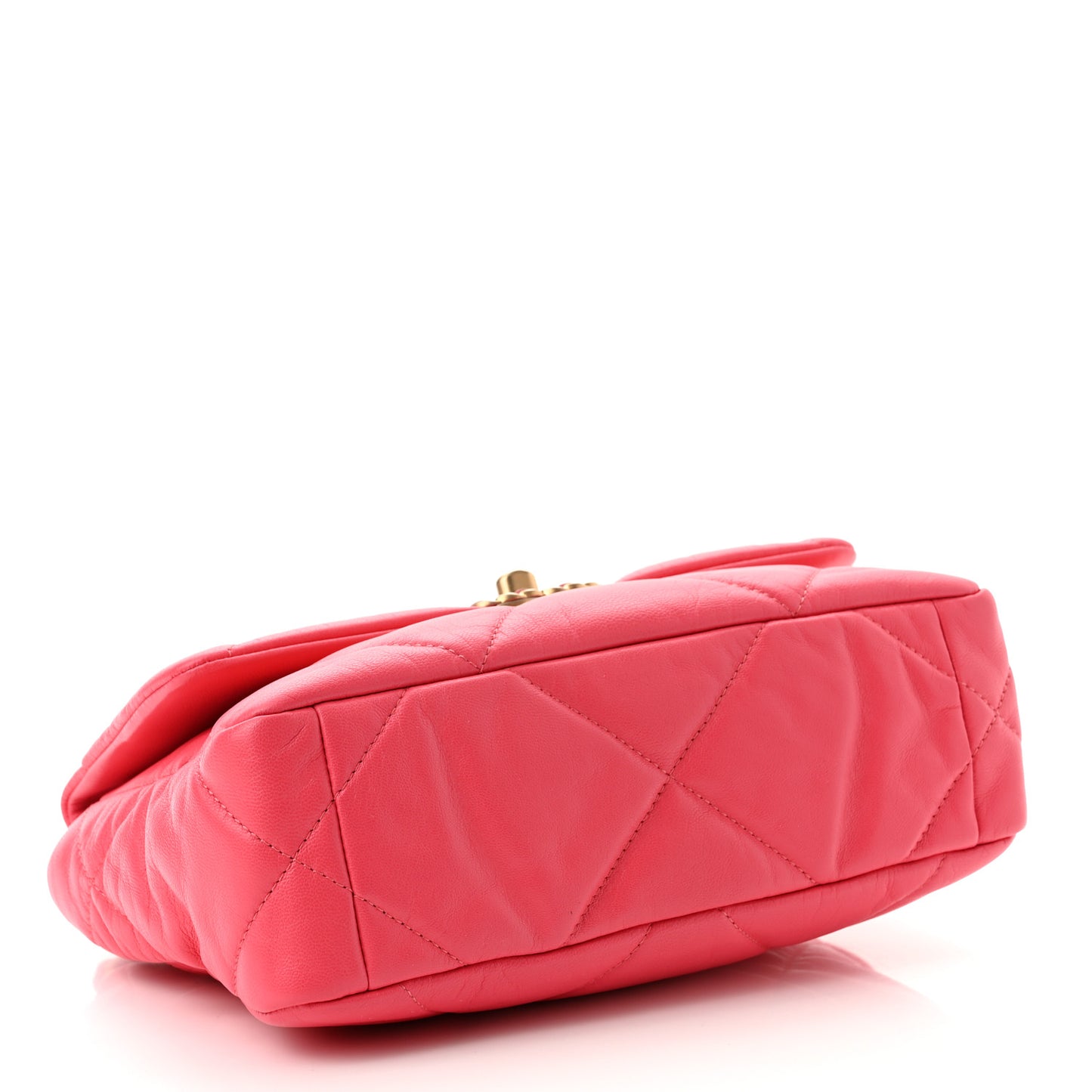 Lambskin Quilted Medium Chanel 19 Flap Pink