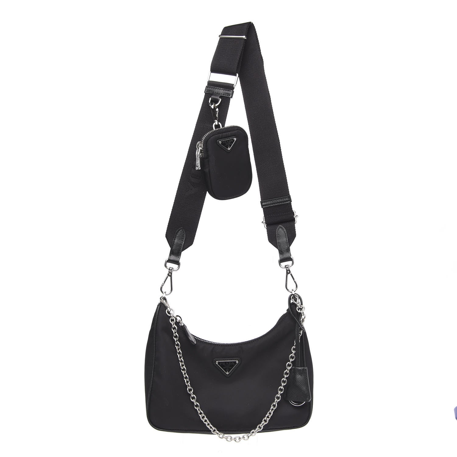 Prada Nylon Re-Edition 2005 Shoulder Bag Black 1 of 9