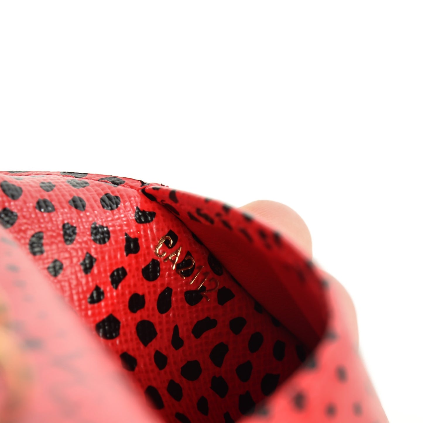 Monogram Kusama Interior Infinity Nets Small Ring Agenda Cover Red