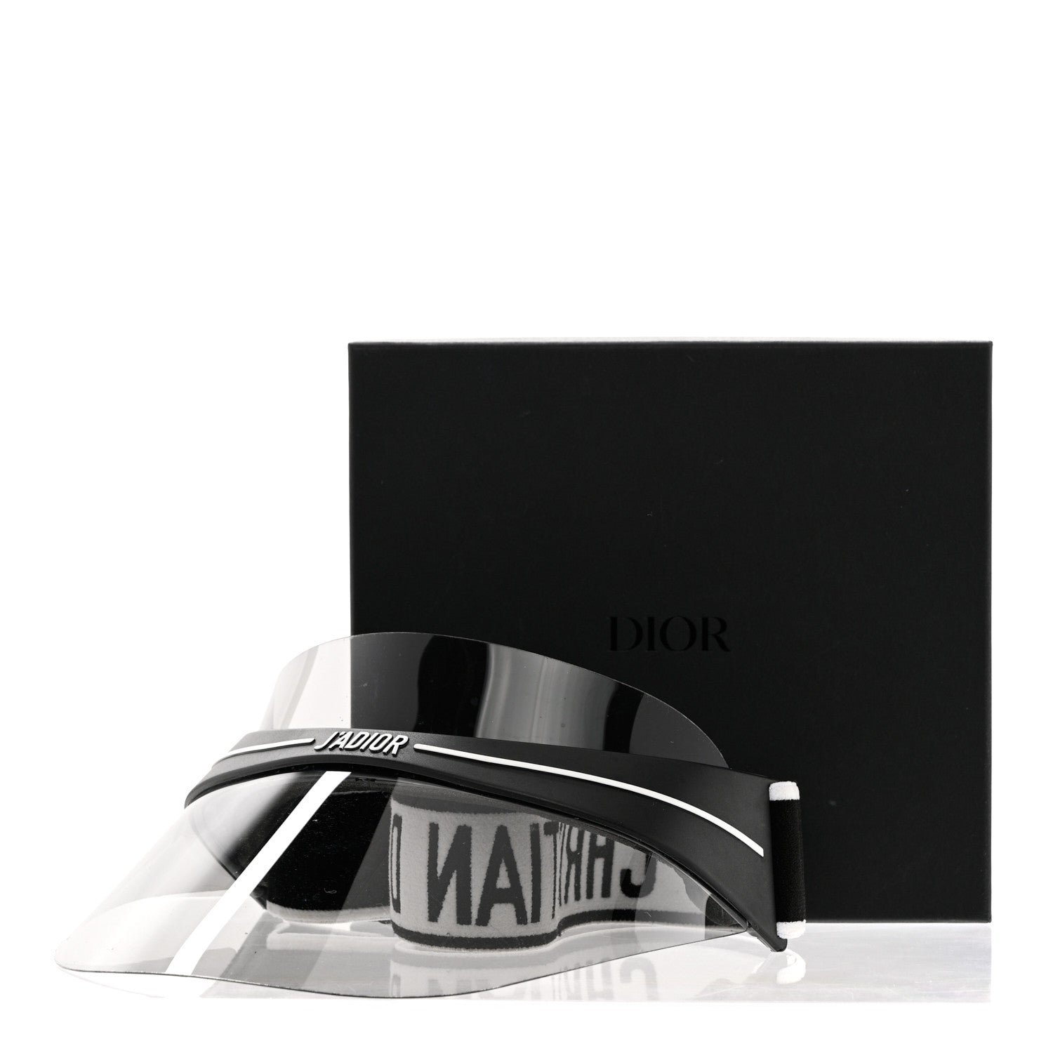 Christian Dior Mirrored DiorClub1 Sun Visor Black 11 of 11