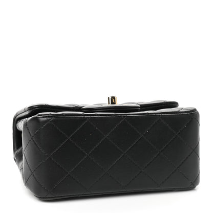 Chanel Lambskin Quilted Mini Square Flap Black 4 of 9