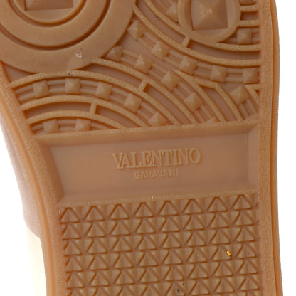 Valentino Garavani Calfskin Nappa Upvillage Sneakers 40 Ivory Rose Cannelle Skin Ambra 7 of 9
