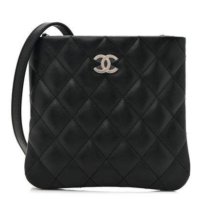 Chanel Lambskin Quilted Crossbody Bag Black 1 of 11