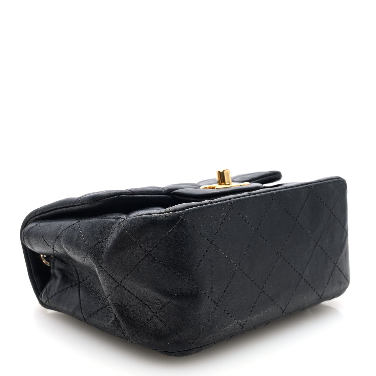 Chanel Lambskin Quilted Mini Square Flap Black 4 of 10