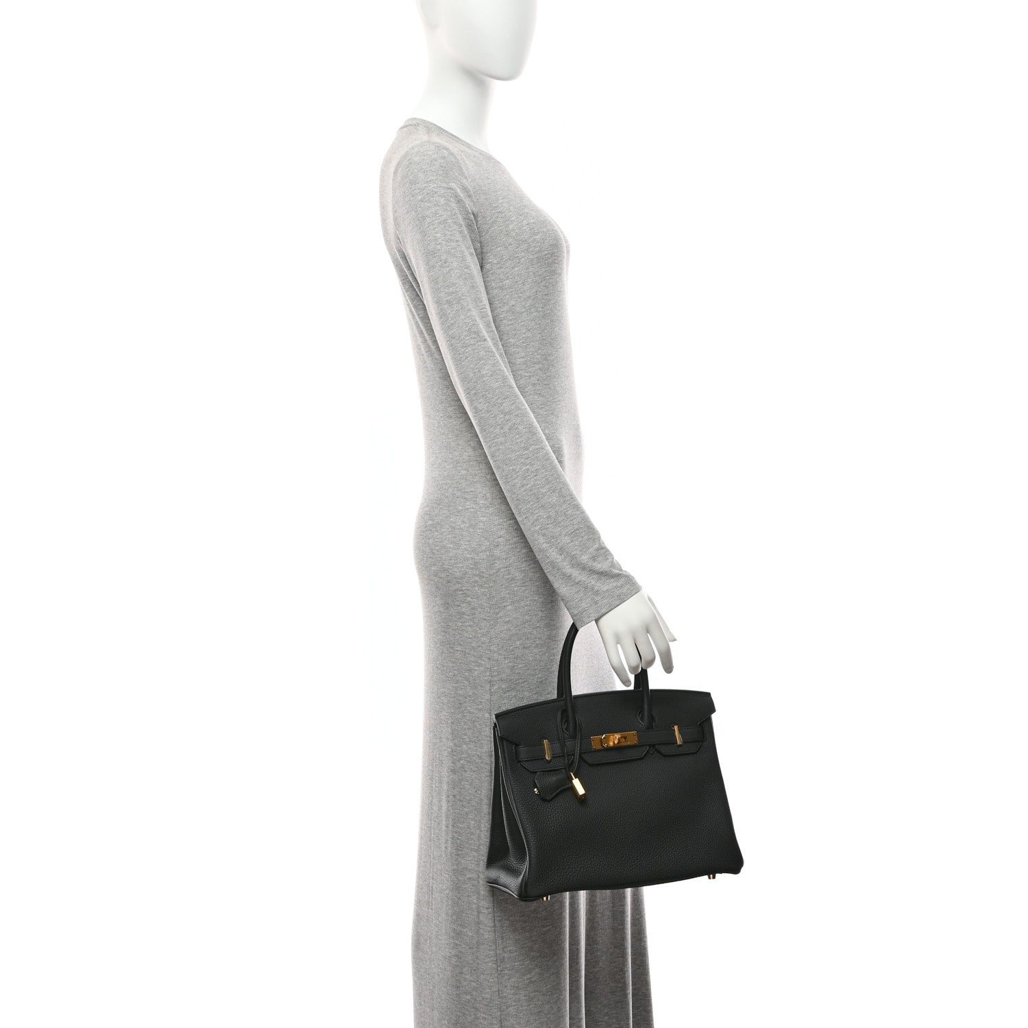Hermes Togo Birkin 30 Bleu Ocean 3 of 12