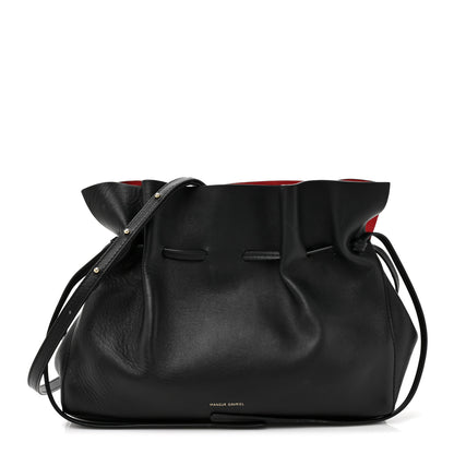 Mansur Gavriel Lambskin Protea Bag Black Flamma 1 of 12