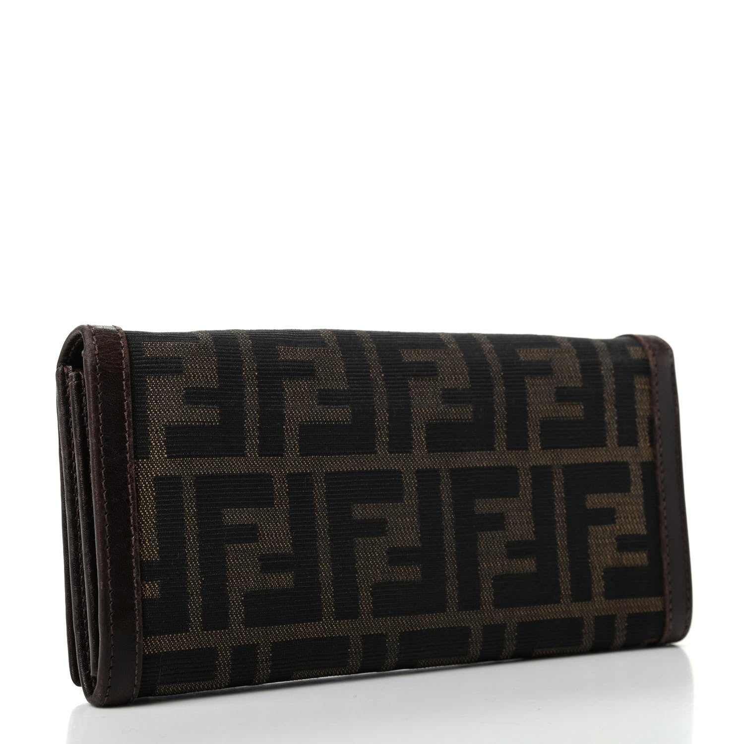 Fendi Zucca Continental Wallet Tobacco Moro 3 of 7