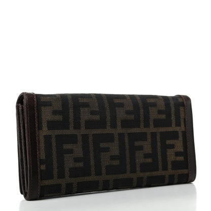 Fendi Zucca Continental Wallet Tobacco Moro 3 of 7