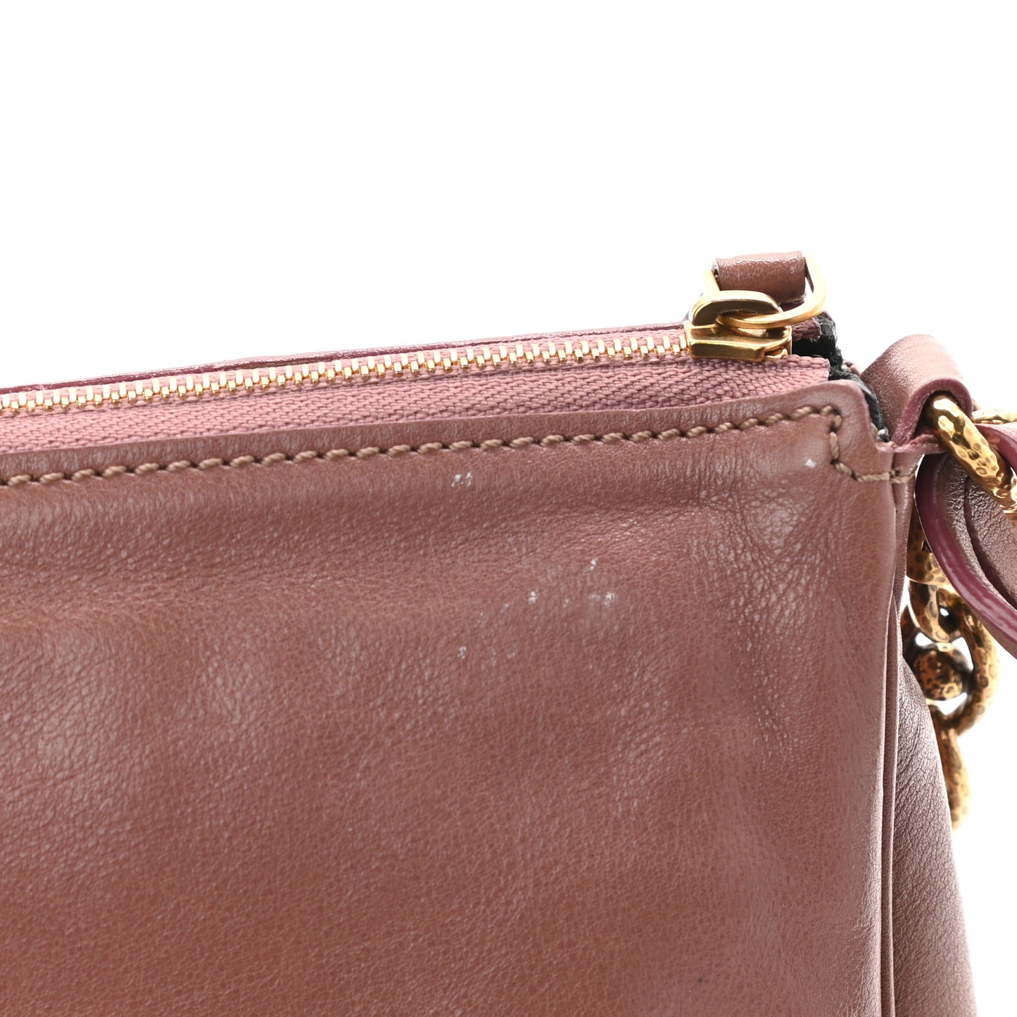 Cuir Boudoir Pochette Accessories MM Rose