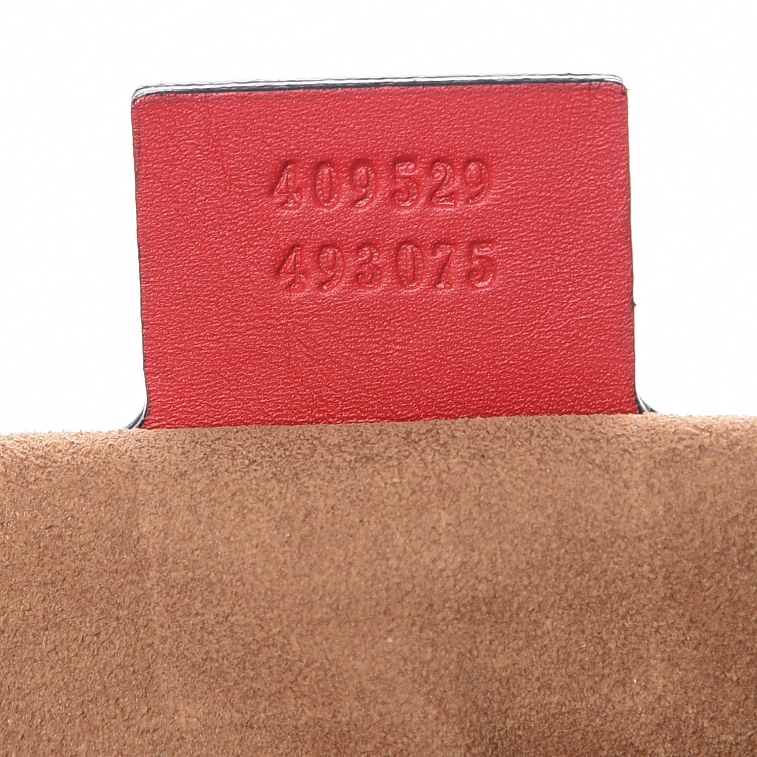 Gucci GG Supreme Monogram Arabesque Small Boston Hibiscus Red 8 of 11
