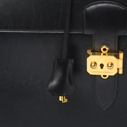 Hermes Box Sac a Depeche 38 Briefcase Black 15 of 17