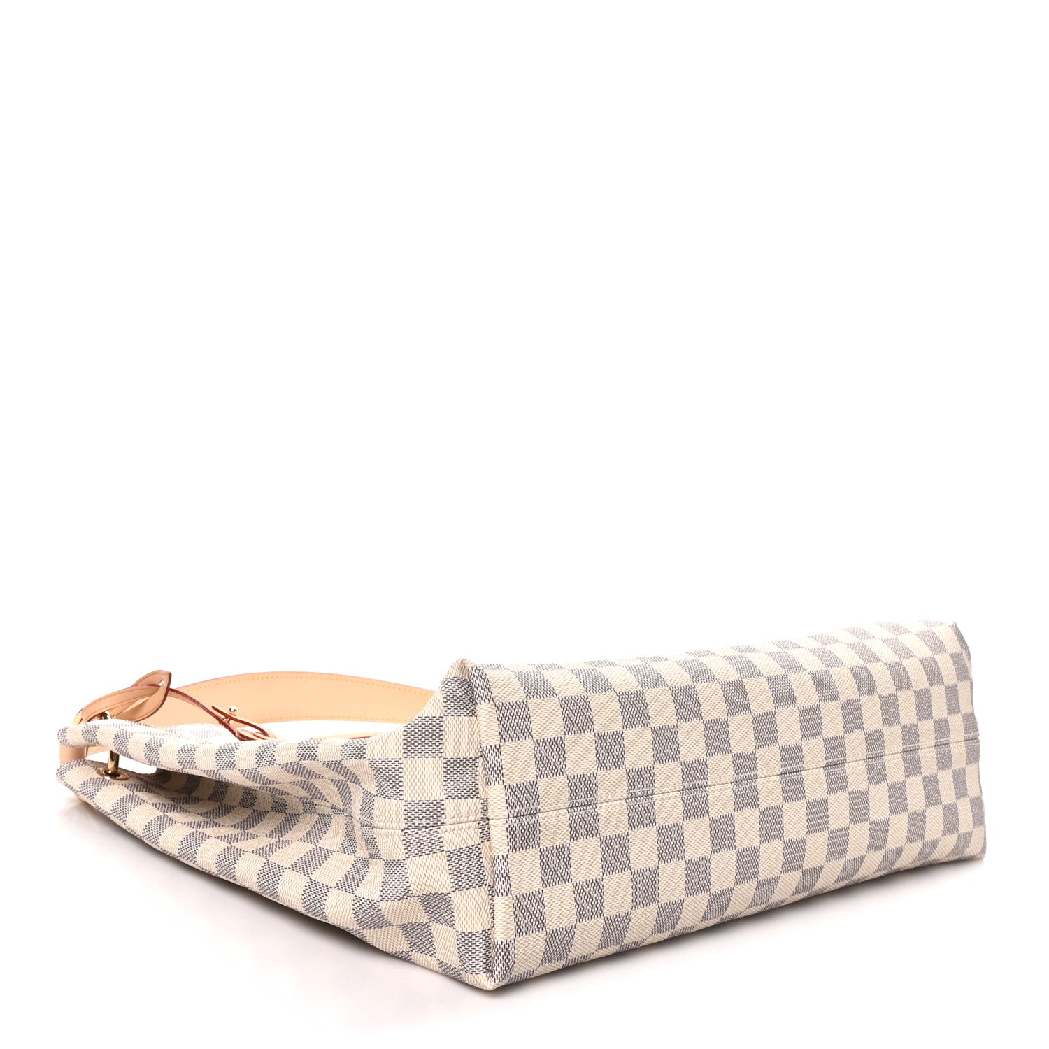 Louis Vuitton Damier Azur Graceful MM Rose Ballerine 3 of 8