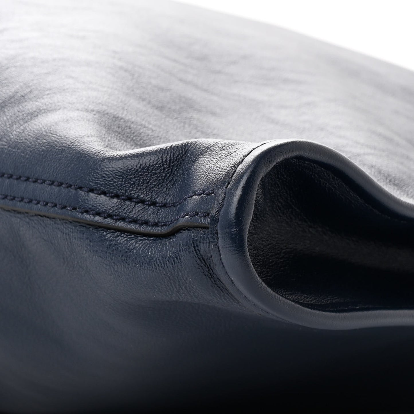 Calfskin Web Large Rajah Chain Tote Blue