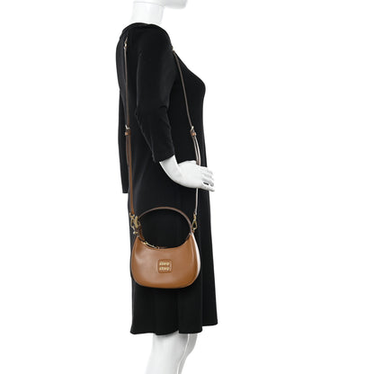 Miu Miu Nappa Hobo Caramel 2 of 11