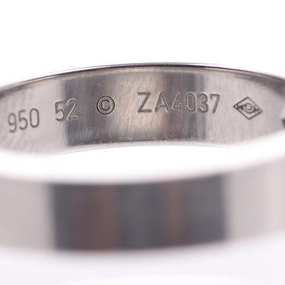 Cartier Platinum Diamond 4mm C De Wedding Band 52 6 4 of 7