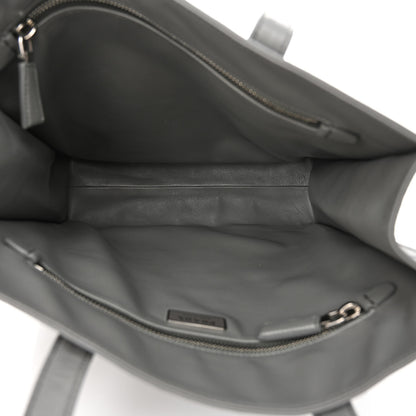 Prada Nappa Antique Small Tote Slate Grey 5 of 10